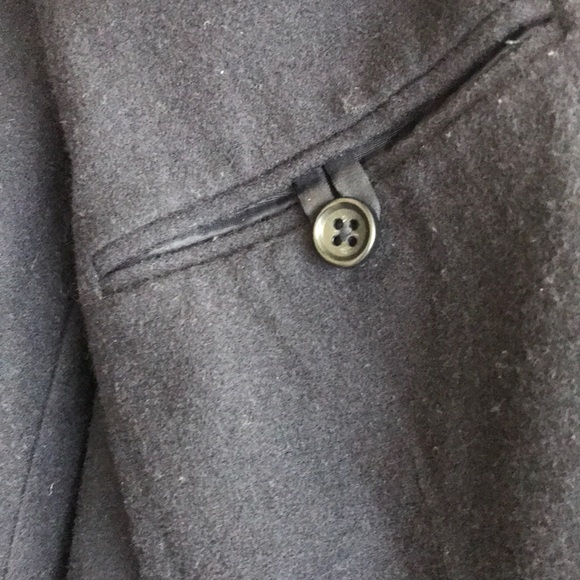 ViNCE blazer in navy blue flannel. Size 4 - Picture 7 of 8